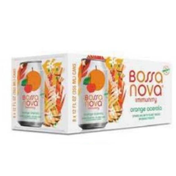 Picture of Bossa Nova KHRM00398234 96 fl oz Orange Acerola Sparkling Water - Pack of 8