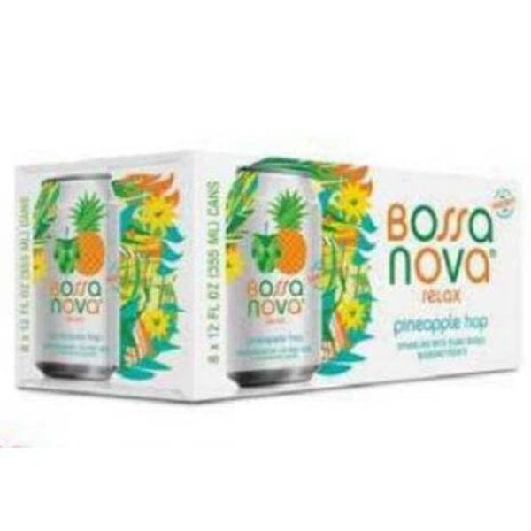 Picture of Bossa Nova KHRM00398237 96 fl oz Pineapple Hops Sparkling Water - Pack of 8
