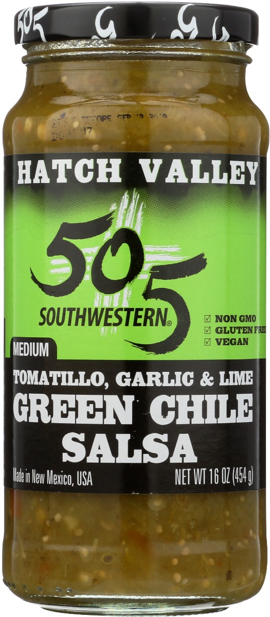 Picture of 505 Southwestern KHRM00287781 16 oz Hatch Valley Tomatillo Garlic & Lime Salsa - Medium