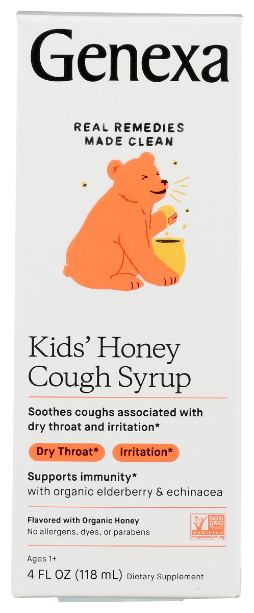 Picture of Genexa KHRM00370085 4 fl oz Kids Honey Cough Syrup