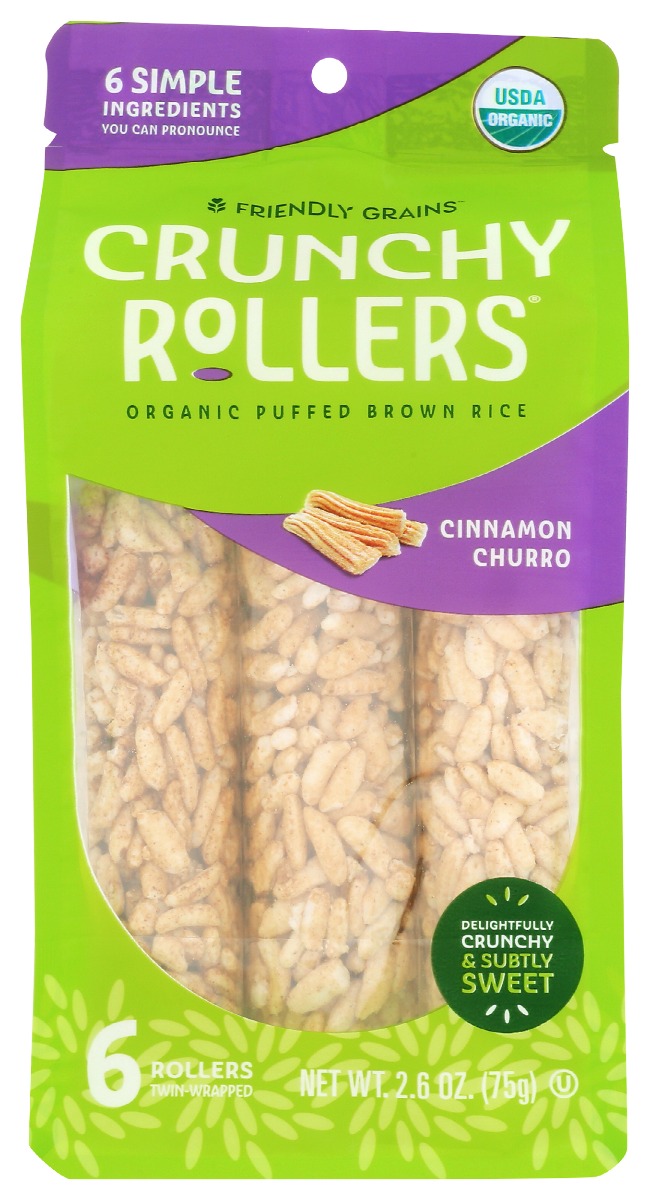 Picture of Friendly Grains KHRM00355857 2.6 oz Cinnamon Churros Crunchy Rollers