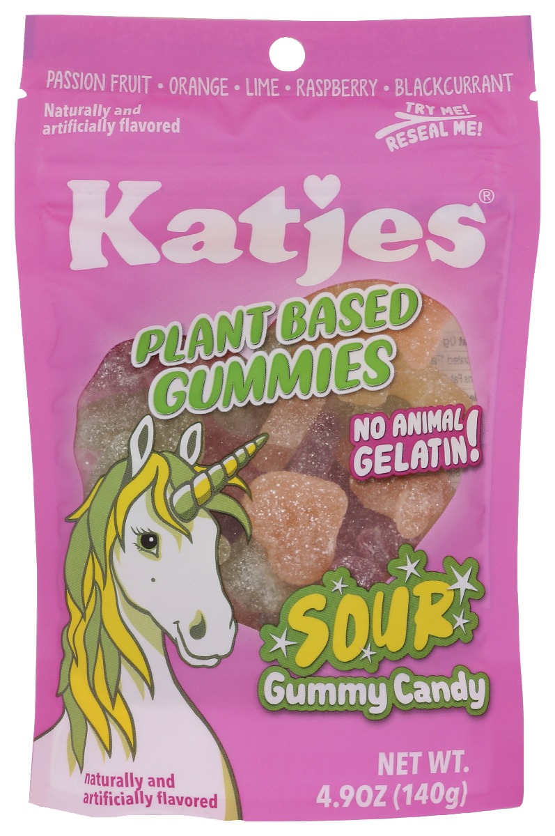 Picture of Katjes KHRM00394508 4.9 oz Plant Based Sour Gummies