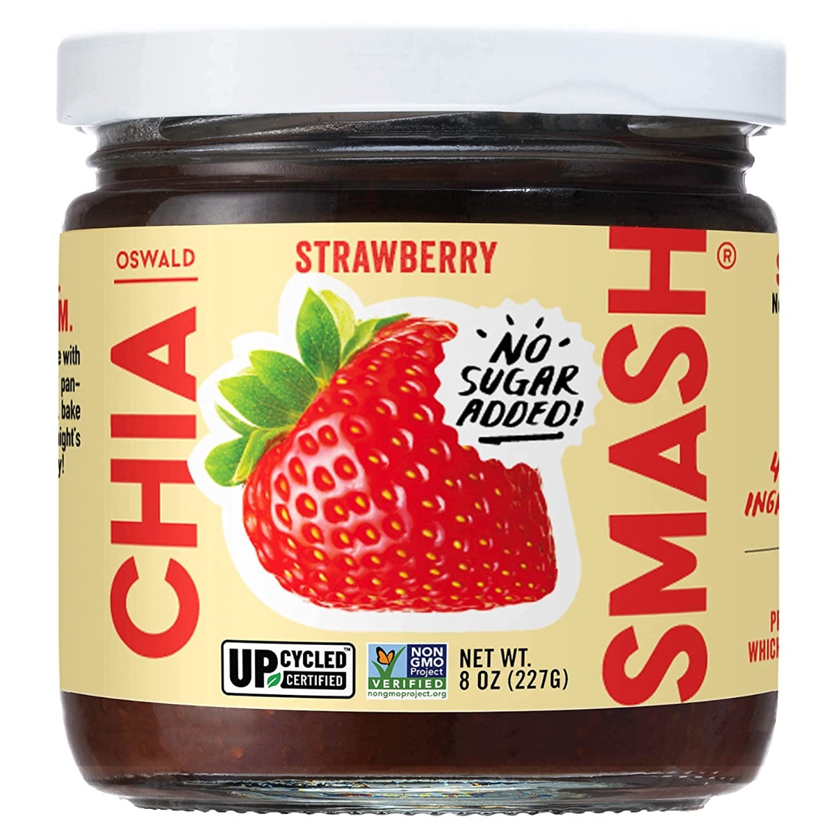 Picture of Chia Smash KHRM00389605 8 oz Chia Strawberry Jam