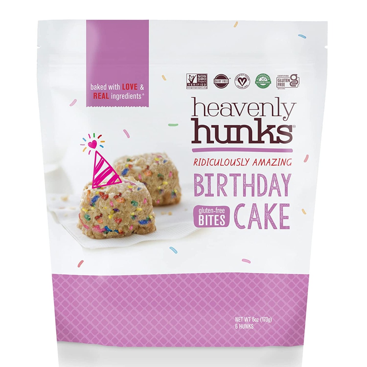 Picture of Heavenly Hunks KHRM00373281 6 oz Birthday Cake Bites
