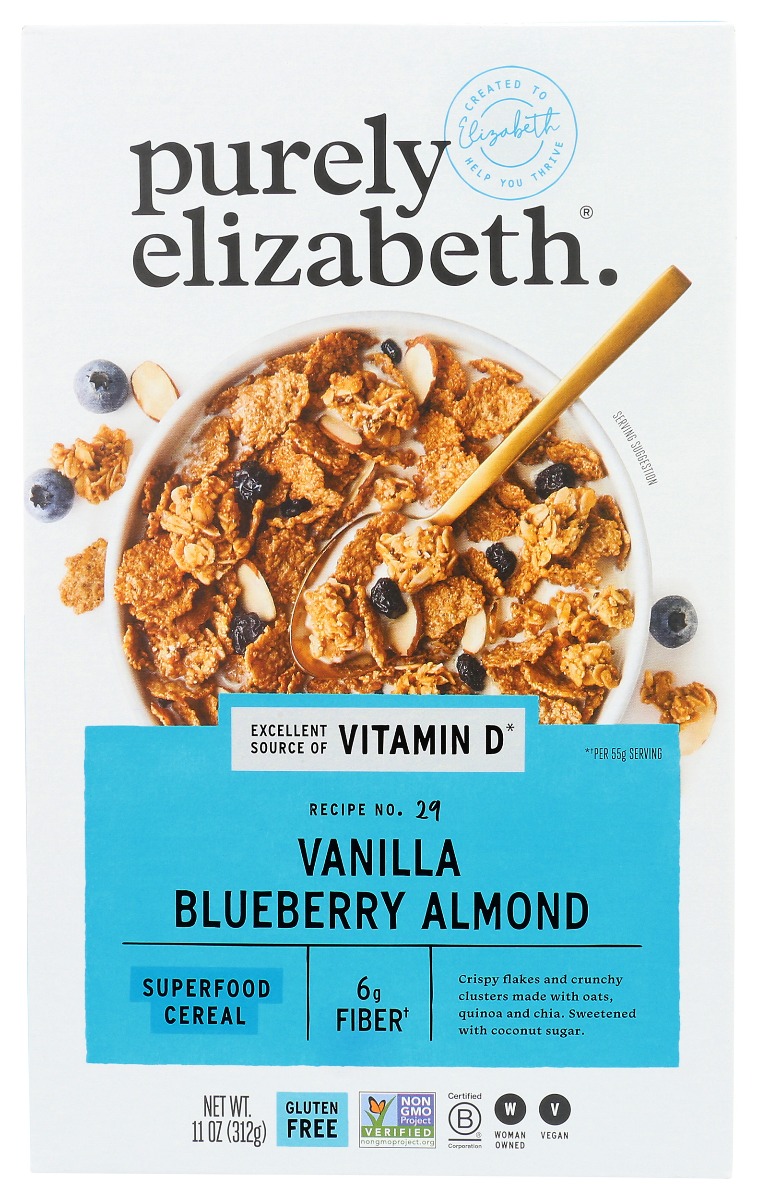 Picture of Purely Elizabeth KHRM02201257 11 oz Vanilla Blueberry Almond Super Cereal