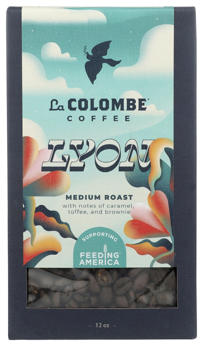 Picture of La Colombe KHRM00379176 12 oz Lyon Medium Roast Bean Coffee