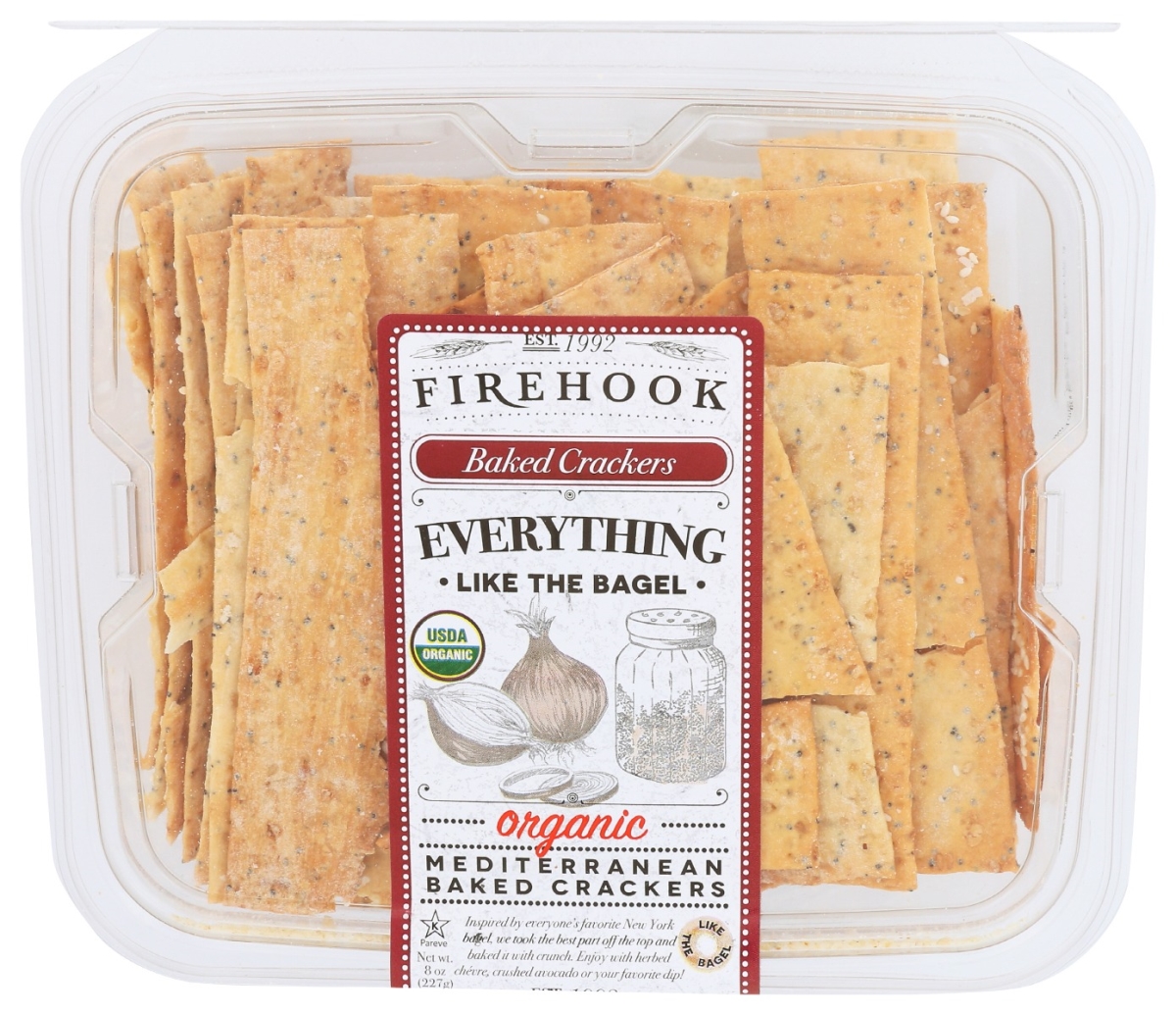 Picture of Firehook KHRM00350354 8 oz Everything Like The Bagel Crackers