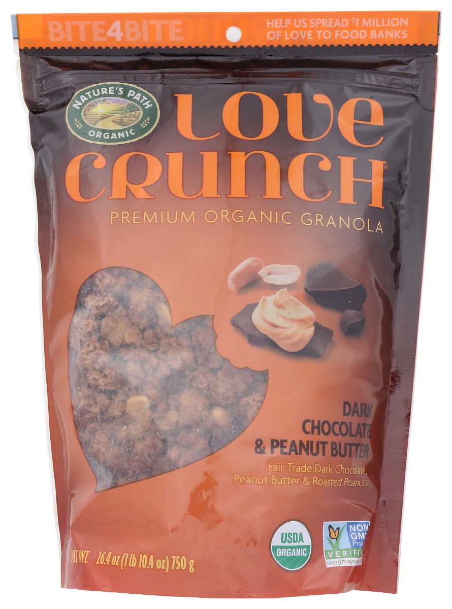 Picture of Natures Path KHRM00385858 26.4 oz Granola Love Dark Chocolate Peanut Butter