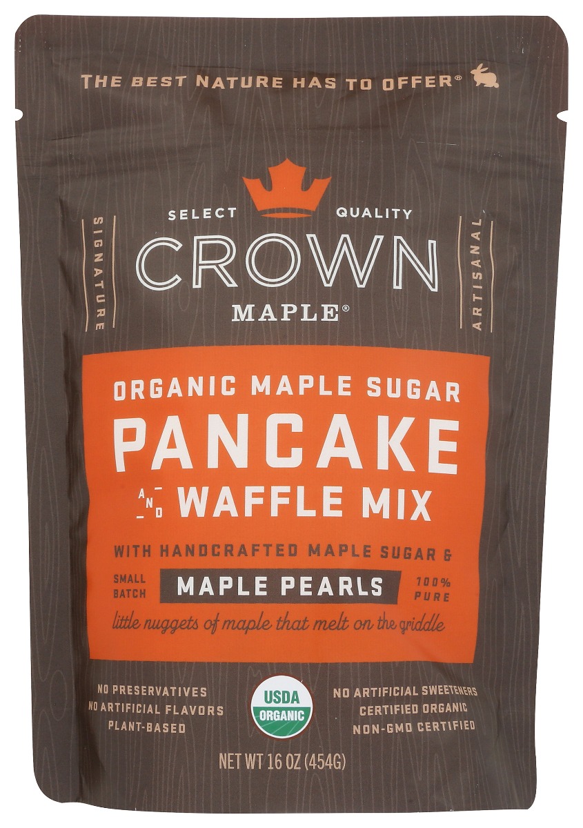 Picture of Crown Maple KHRM02202806 16 oz Organic Maple Sugar Pancake Mix