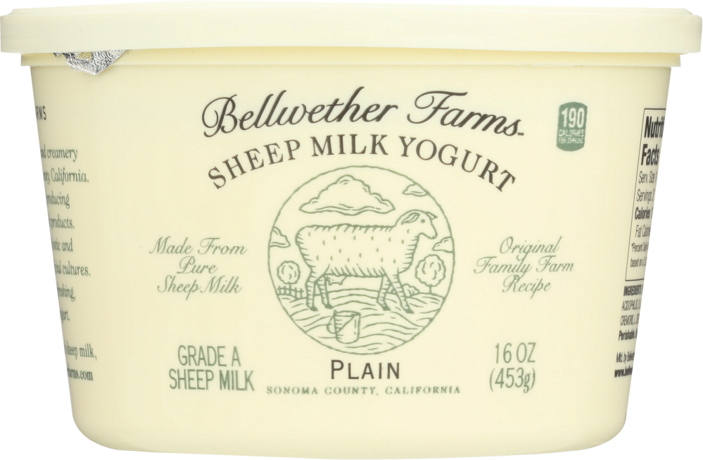 Picture of Bellwether Farms KHFM00231266 16 oz Sheep Milk Yogurt Plain