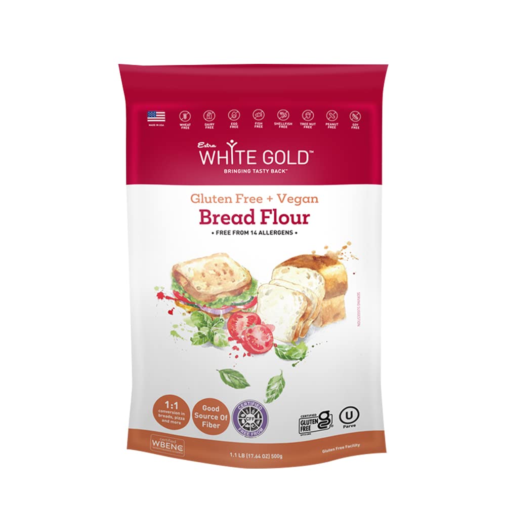 Picture of Extra White Gold KHCH00399687 17.64 oz Gluten Free Bread Flour