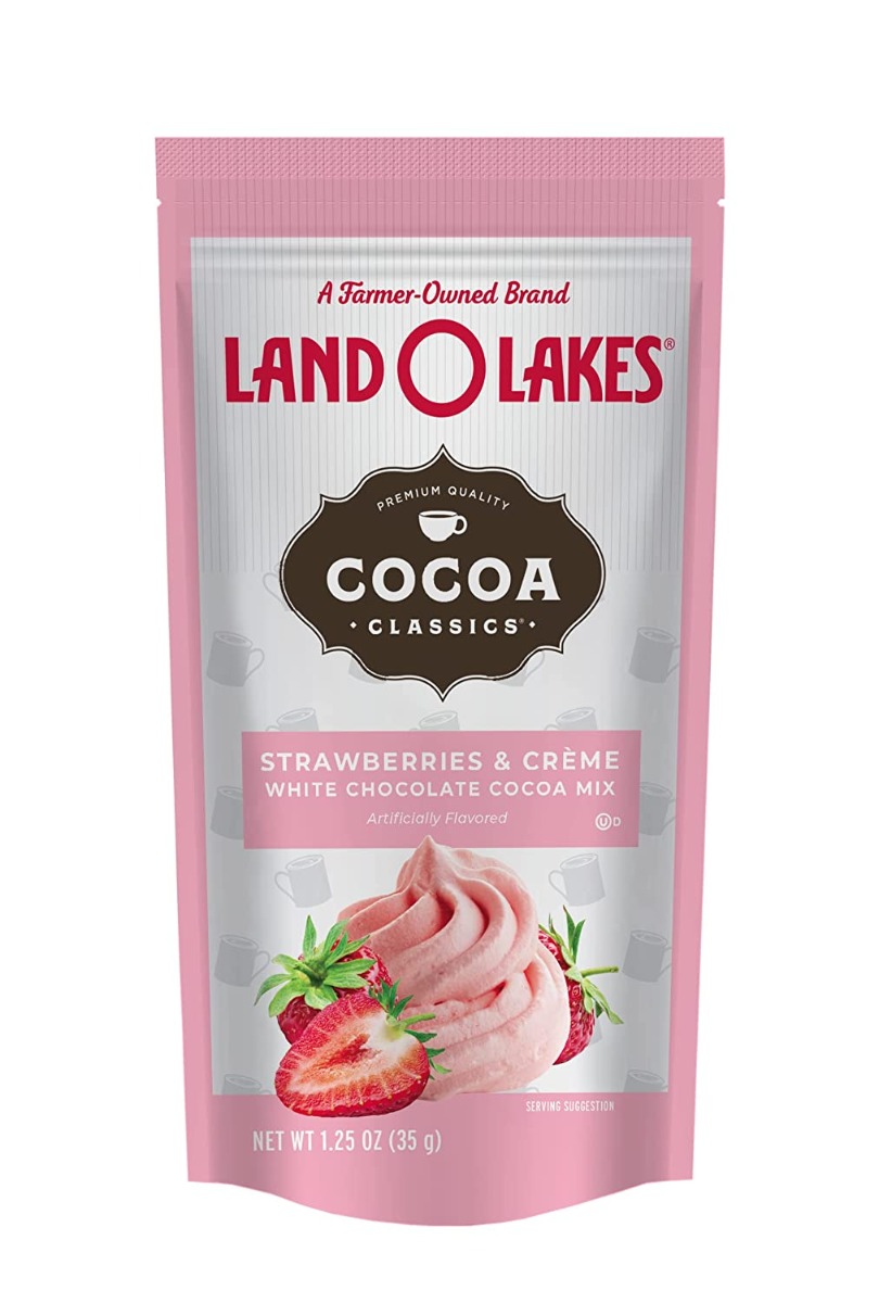 Picture of Land O Lakes KHRM00400996 1.25 oz Classic Strawberry White Cocoa Mix