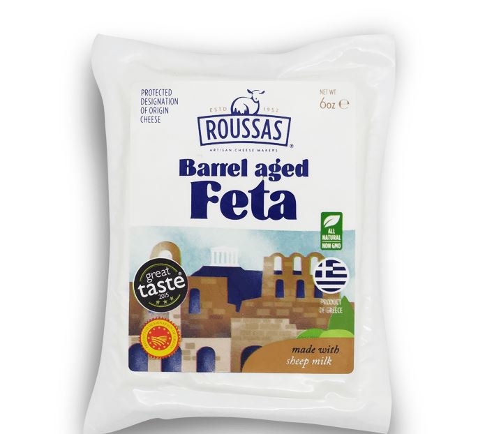 Picture of Roussas KHCH00332602 6 oz Barrel Aged Feta Cheese