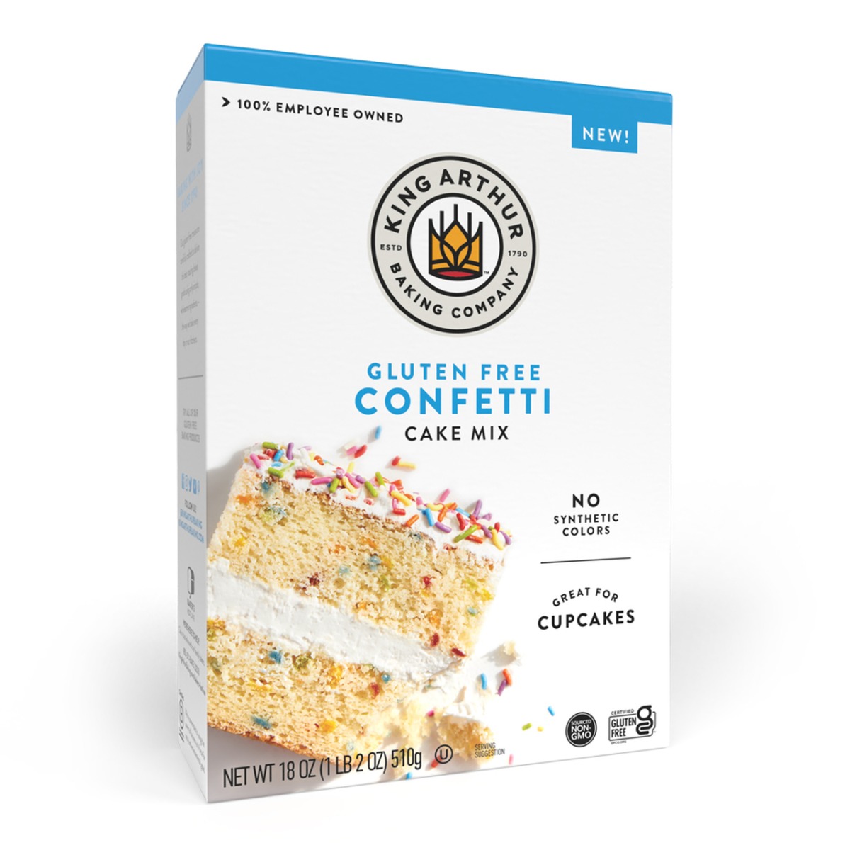Picture of King Arthur KHRM00383879 18 oz Gluten Free Confetti Cake Mix