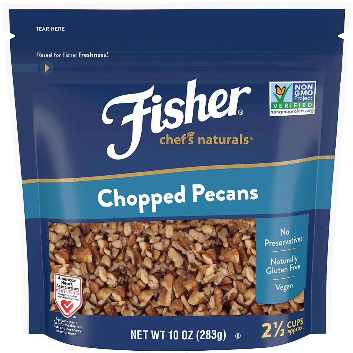 Picture of Fisher KHCH00399924 10 oz Chopped Pecans