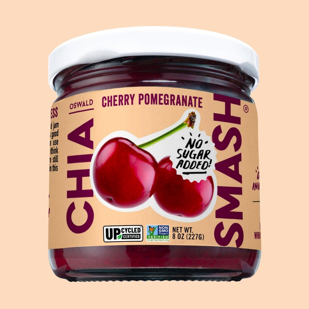 Picture of Chia Smash KHRM00389606 8 oz Chia Cherry Pomegranate Jam