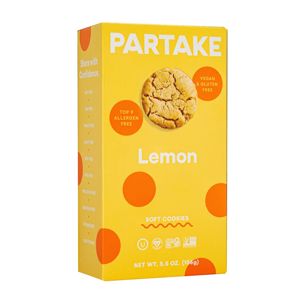 Picture of Partake Foods KHCH00396763 5.5 oz Lemon Soft Cookies