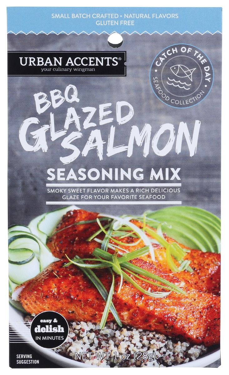 Picture of Urban Accents KHRM00354060 1 oz BBQ Glazed Salmon Seasoning