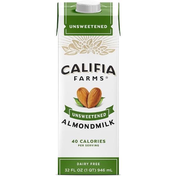 Picture of Califia KHLV00344128 32 fl oz Unsweetened Almondmilk