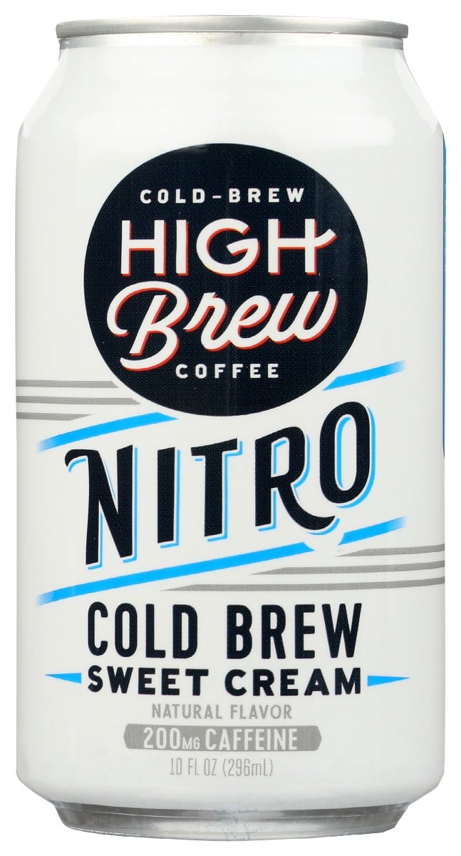 Picture of High Brew KHCH00380195 Nitro Sweet Cream Cold Brew Coffee - 10 fl oz