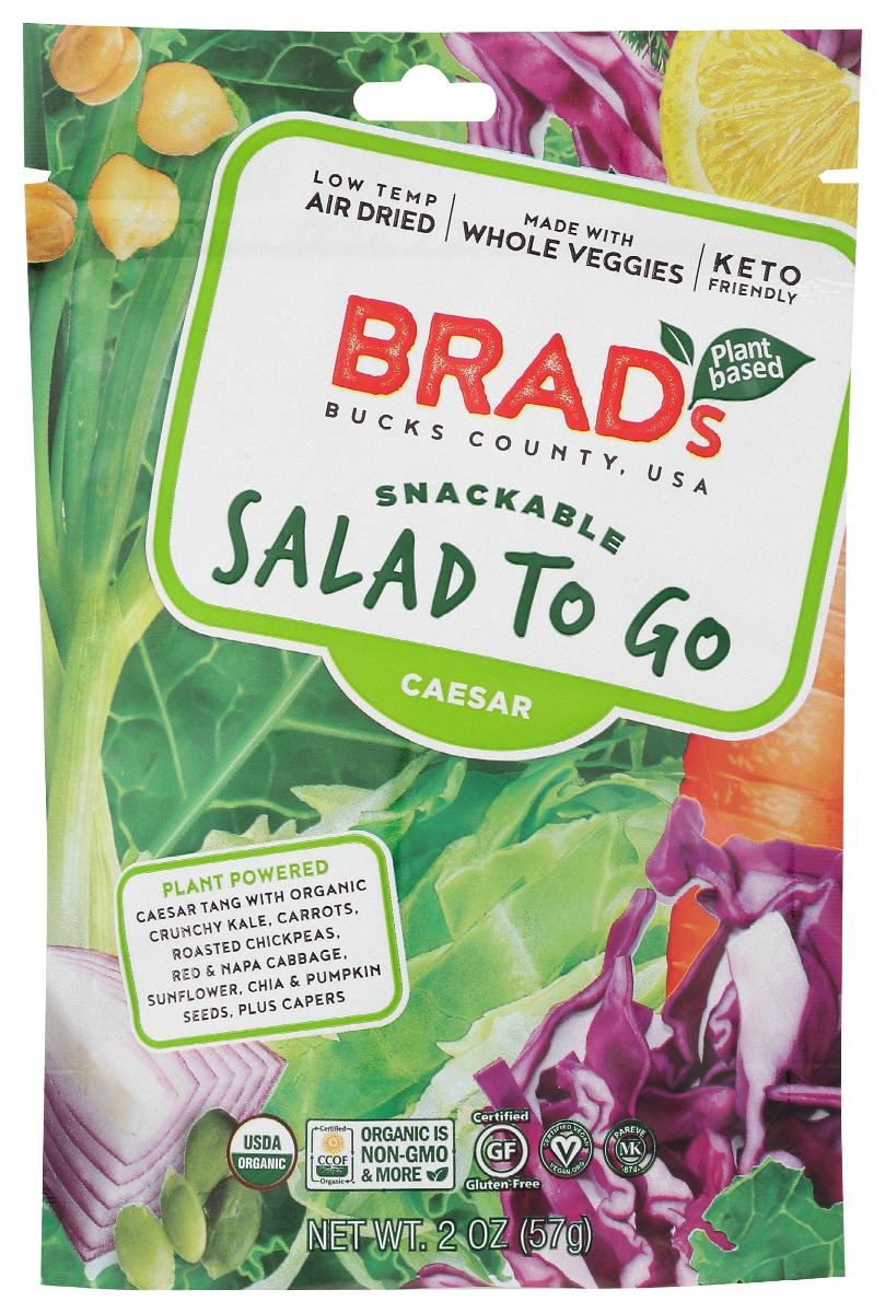 Picture of Brads Plant Based KHCH00380651 2 oz Salad to Go Caesar, Case of 12