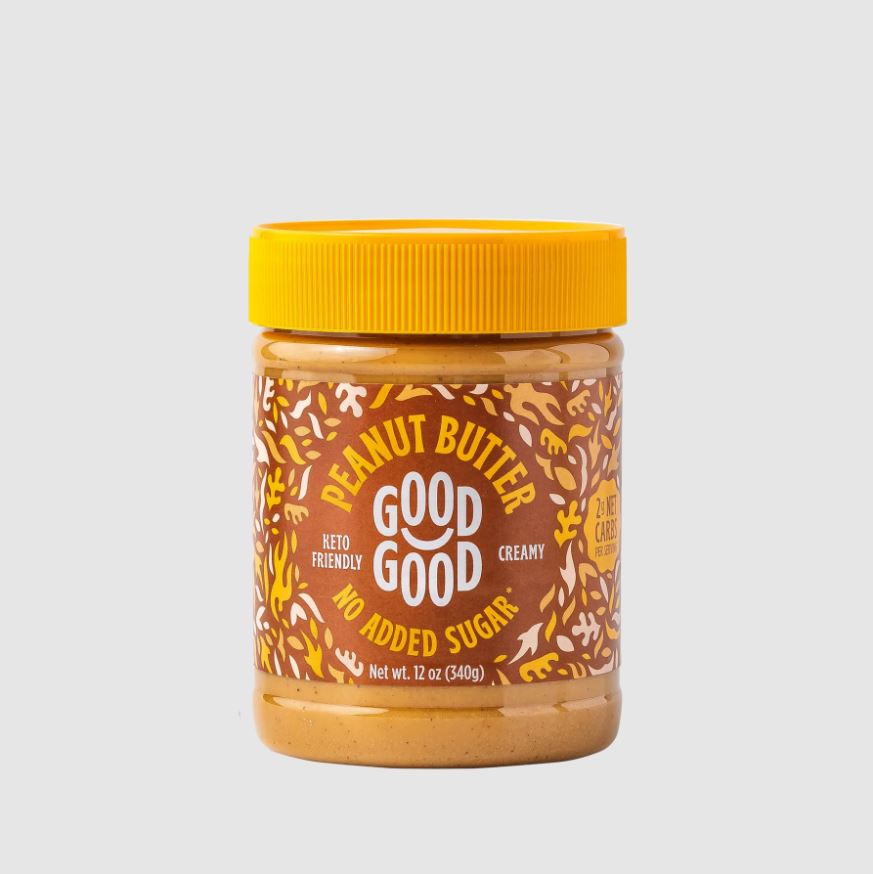 Picture of Good Good KHRM02204018 12 oz Creamy No Sugar Added Peanut Butter
