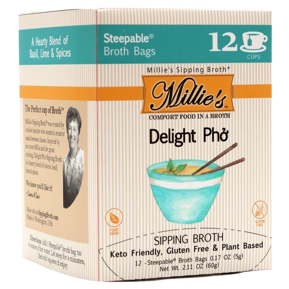 Picture of Millies Sipping Broth KHRM00407293 Delight Sipping Broth Soup Bags - 12 Count