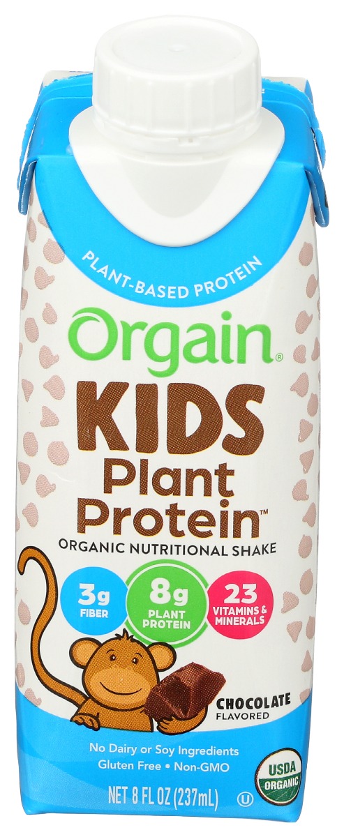 KHRM00385355 8 fl oz Chocolate Kids Plant Protein Shake -  Orgain