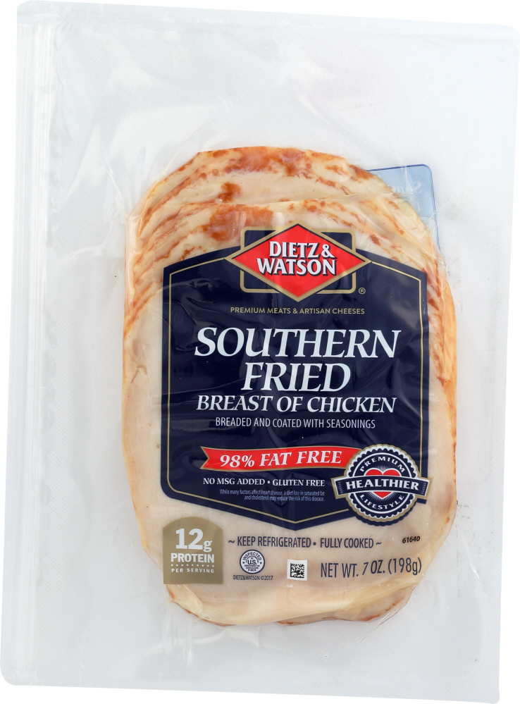 Picture of Dietz & Watson KHCH00337073 Southern Fried Breast of Chicken - 7 oz