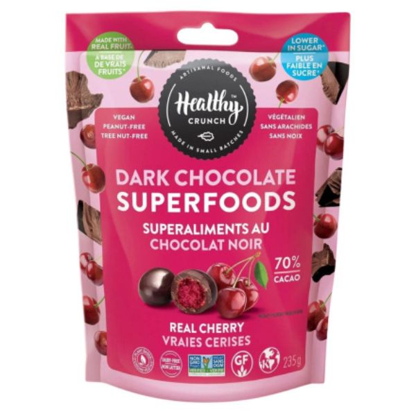 Picture of Healthy Crunch KHCH00397076 7 oz Real Cherry Dark Chocolate Superfood Bites