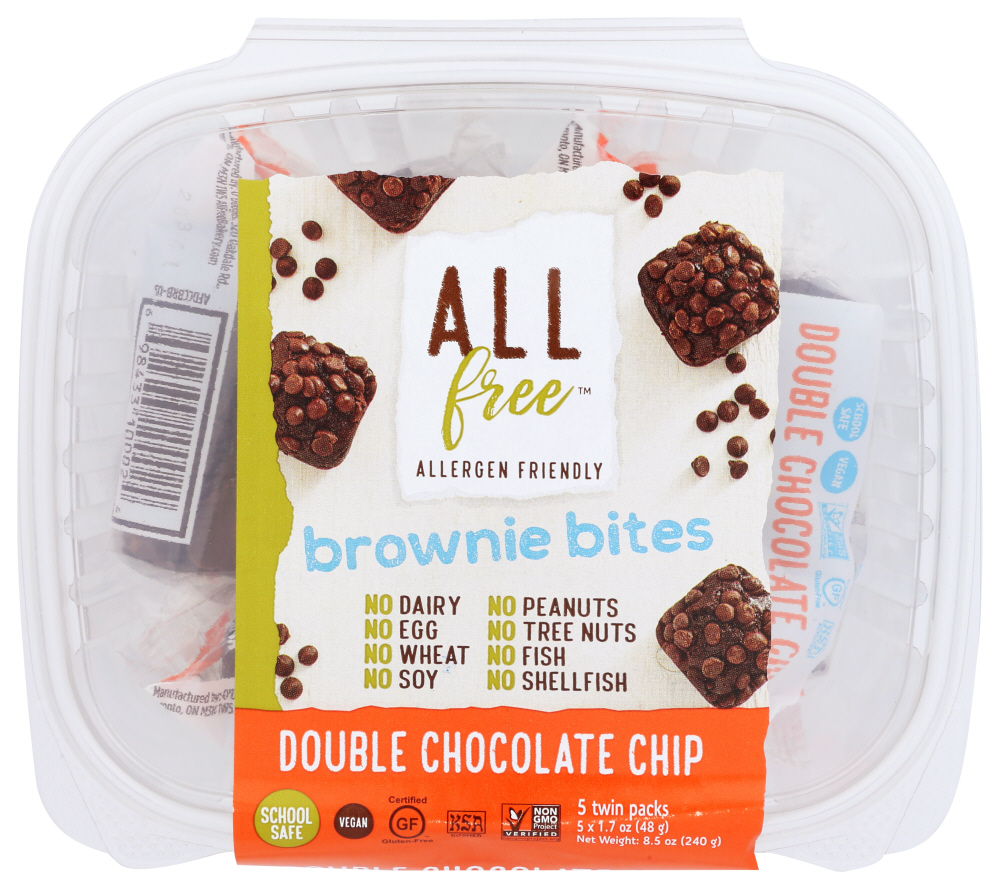 Picture of Allfree KHCH00325927 8.5 oz Double Chocolate Brownie Bites Chip