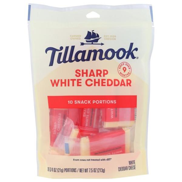 Picture of Tillamook KHCH00350851 7.5 oz Sharp White Cheddar Cheese