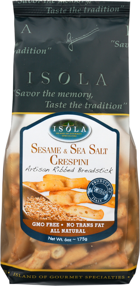 Picture of Isola KHFM00341068 175 gm Sesame & Sea Salt Crespini&#44; Pack of 6