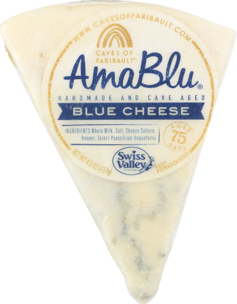 Picture of Cave of Faribault KHLV01548189 Amablu Cheese Wax Wedge - 4.5 oz