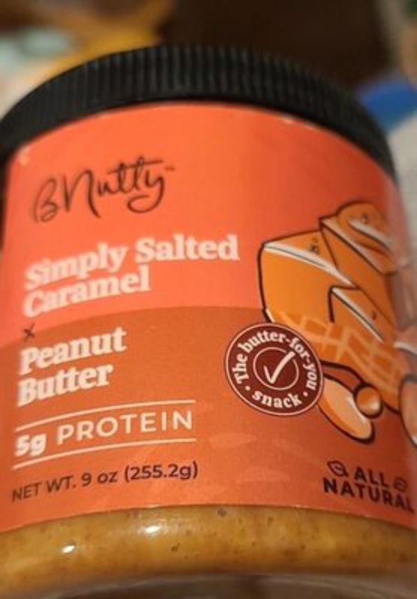 Picture of Bnutty KHRM00383582 8 oz Simply Salted Caramel Peanut Butter