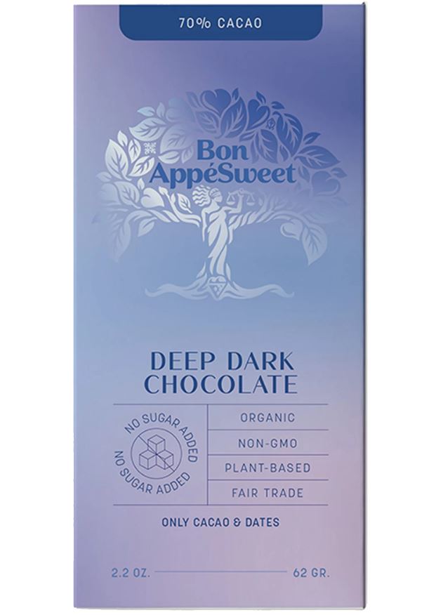 Picture of Bon Appesweet KHLV00396243 2.2 oz Deep Dark Chocolate Bar