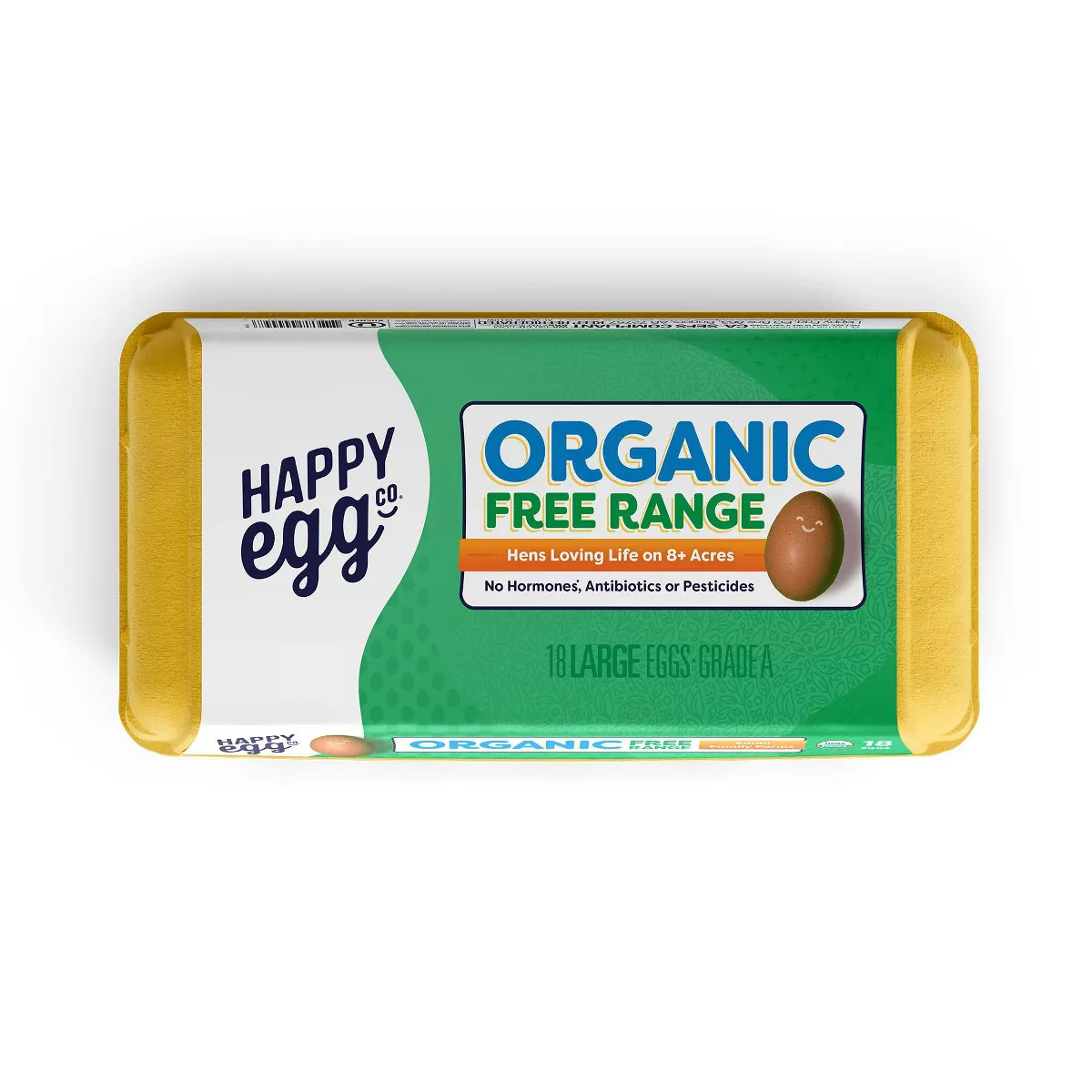 Picture of Happy Egg KHCH00343006 Organic Free Range Large Eggs&#44; Brown - 18 Count