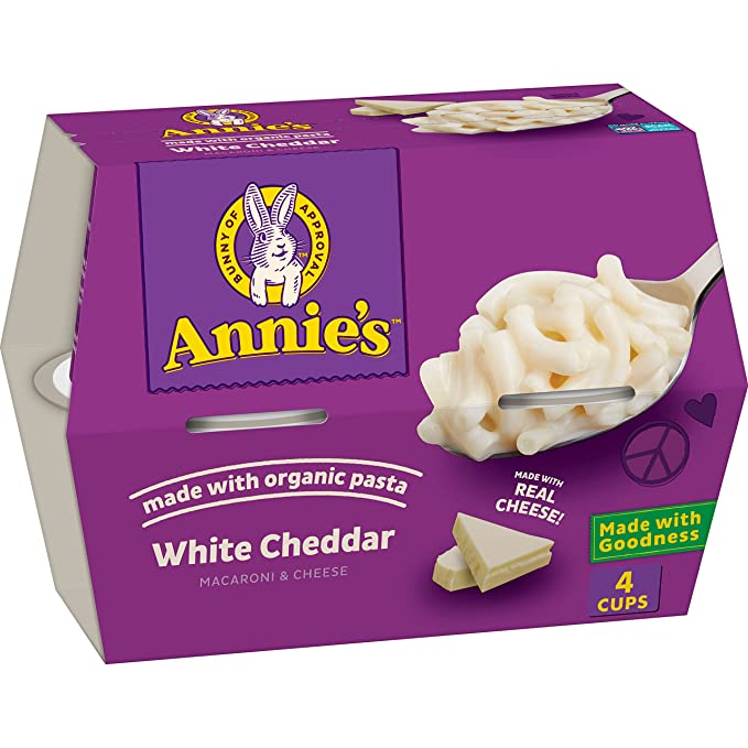 Picture of Annies Homegrown KHCH02205974 8.04 oz Macaroni & White Cheddar Pasta