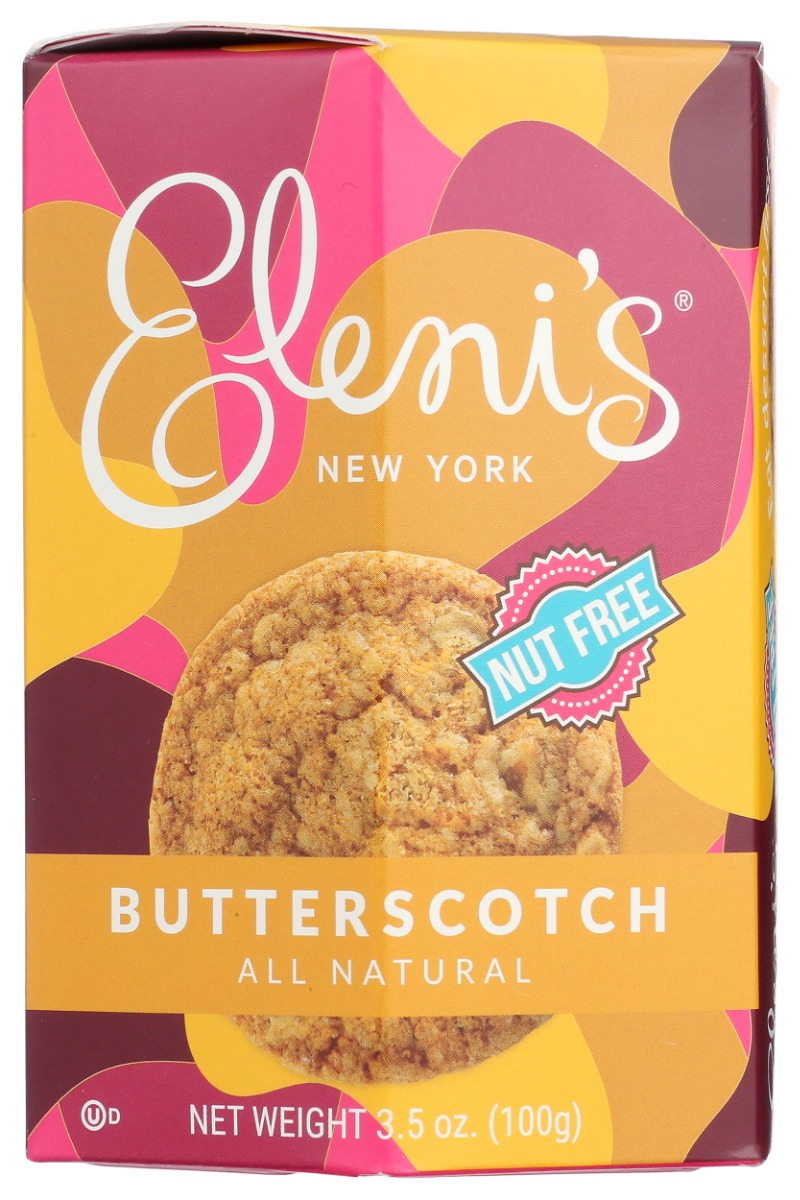 Picture of Elenis Cookies KHRM00406498 3.5 oz Butterscotch Cookies Box