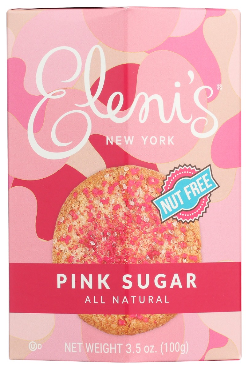 Picture of Elenis Cookies KHRM00406460 3.5 oz Pink Sugar Cookies Box