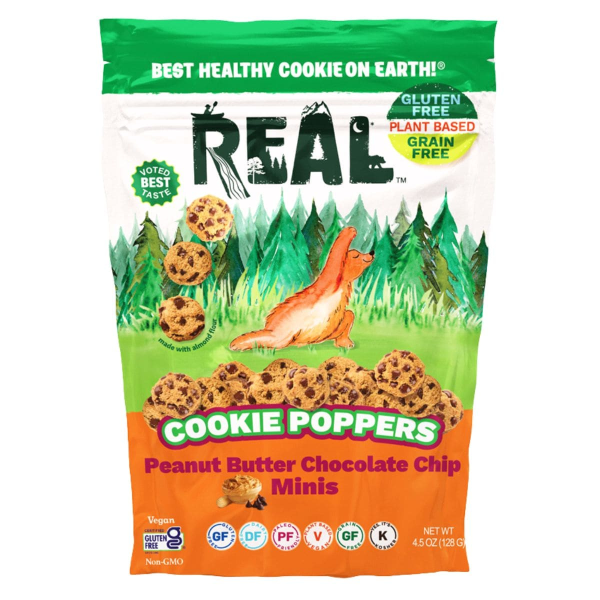 Picture of Real Cookies KHRM02206431 4.5 oz Peanut Butter Chocolate Chip Cookie Poppers
