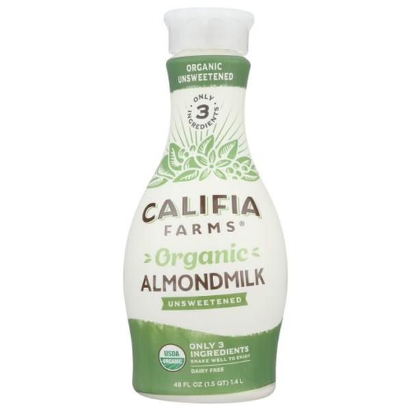 Picture of Calafia KHCH02205483 48 fl oz Unsweetened Organic Almond Milk
