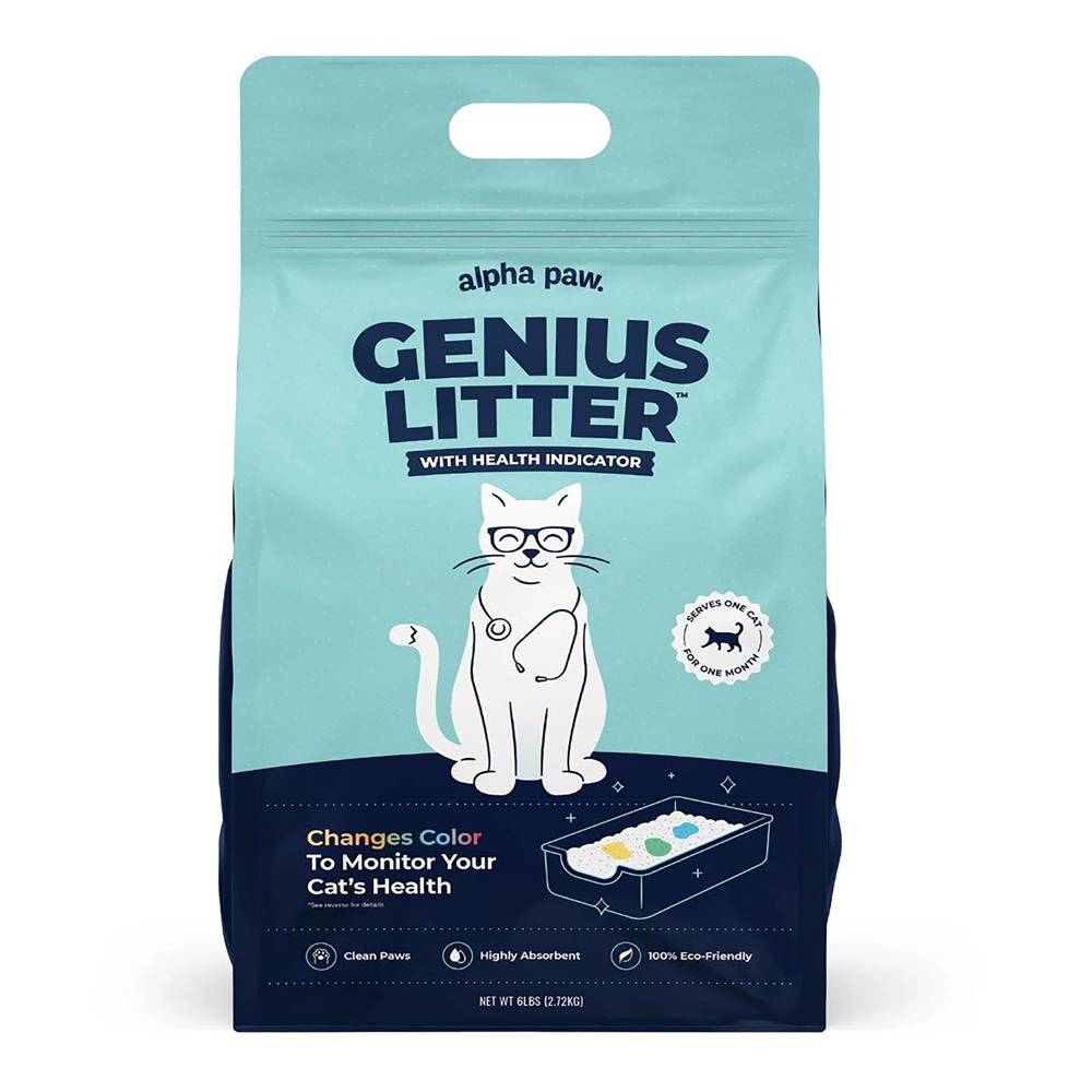 Picture of Alpha Paw KHCH02202331 6 lbs Genius Health Cat Litter