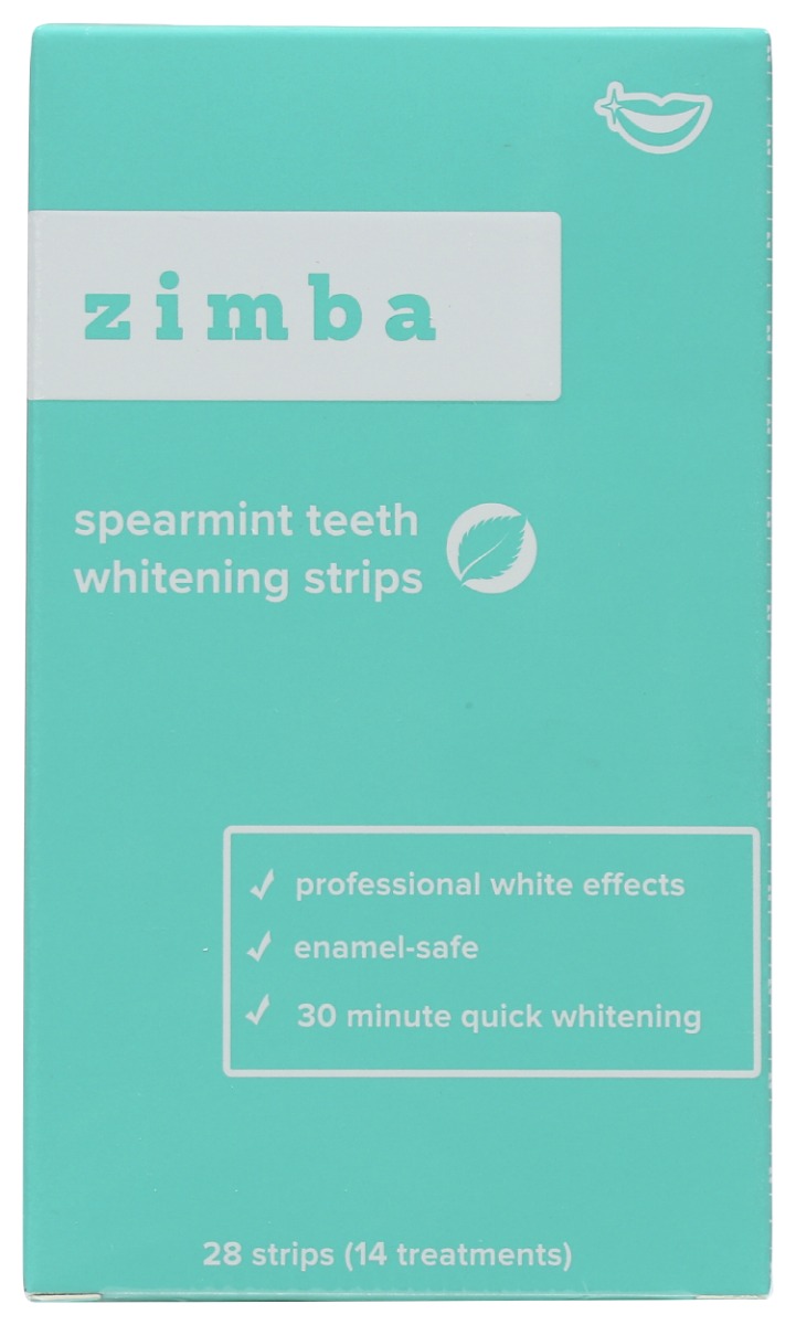 Picture of Zimba KHLV00394644 Spearmint Teeth Whitener Strips - 28 Piece