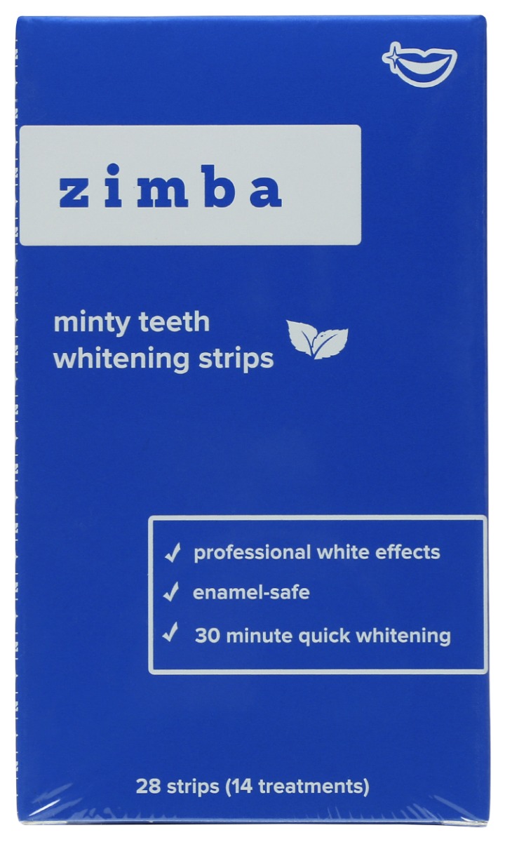 Picture of Zimba KHLV00394646 Minty Teeth Whitening Strips - 28 Piece