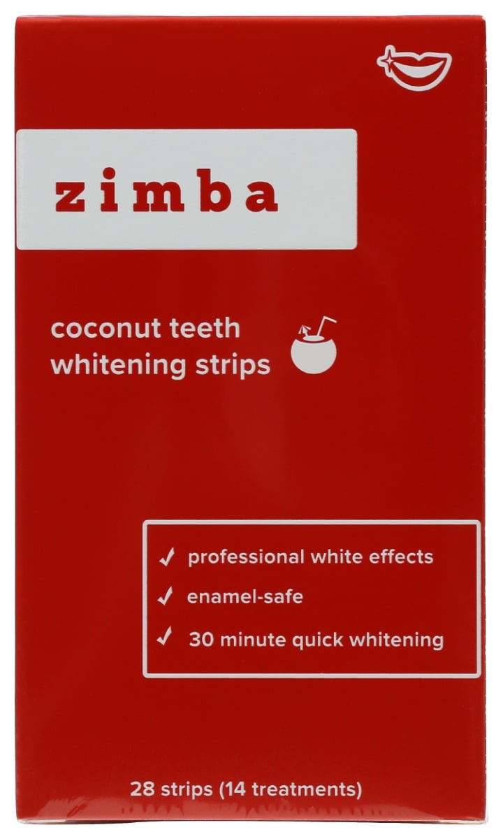 Picture of Zimba KHLV00394645 Coconut Teeth Whitener Strips - 28 Piece