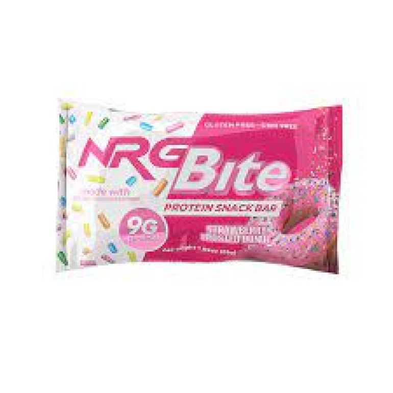 Picture of NRG Foods KHRM02202866 1 oz Strawberry Frosted Donut Protein Snack Bars