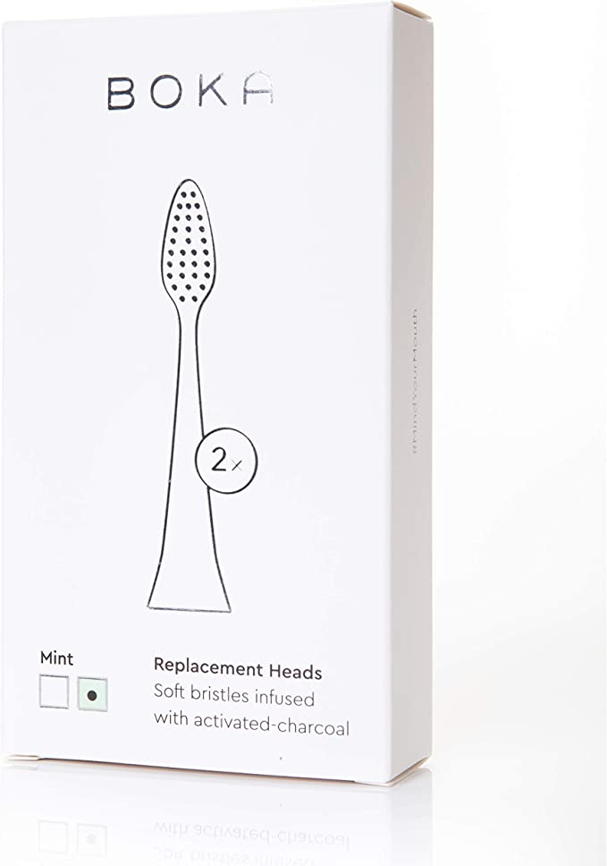 Picture of Boka KHCH00393354 Toothbrush Heads&#44; White