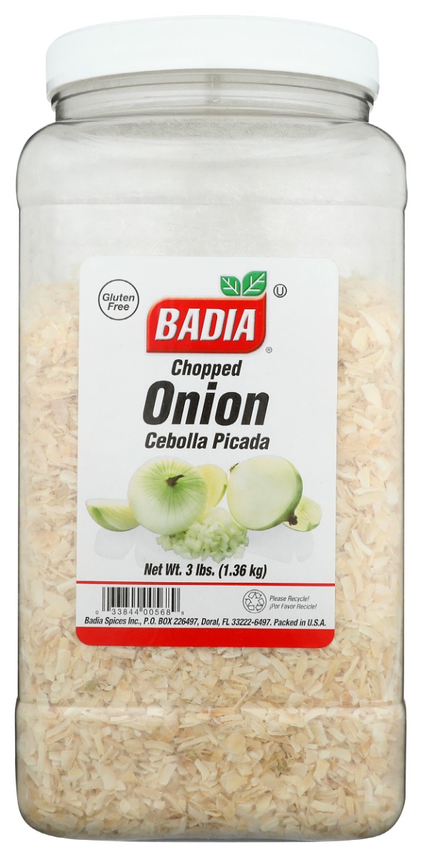 Picture of Badia KHRM00357119 3 lbs Chopped Onion Flakes