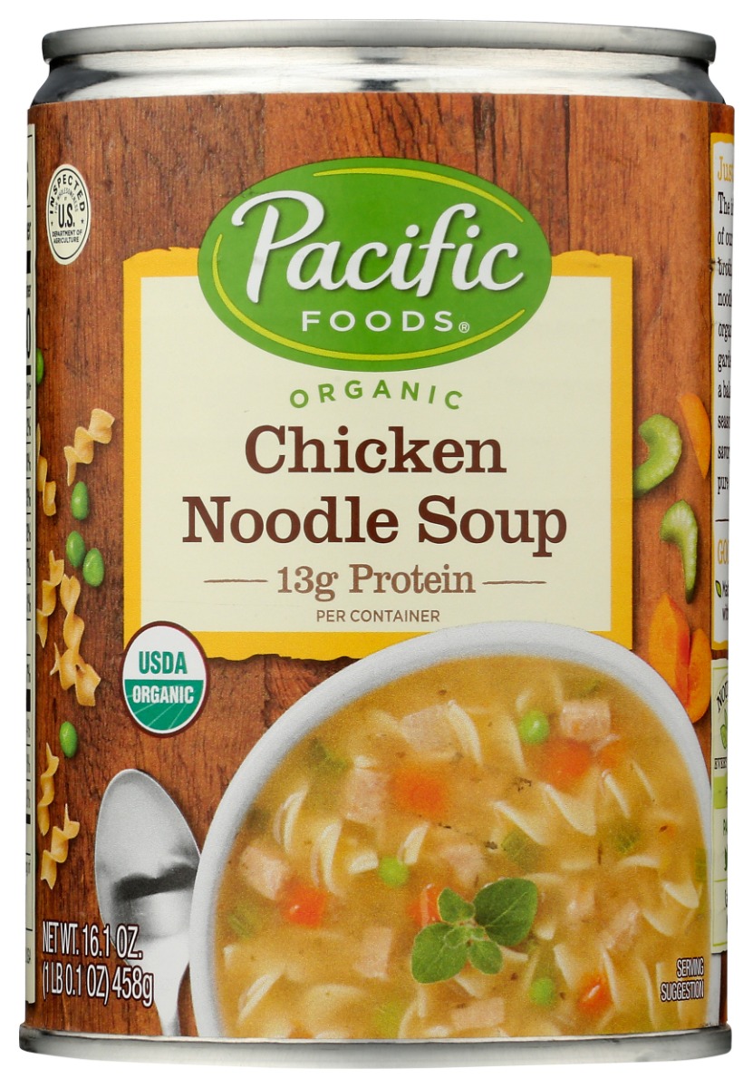 Picture of Pacific Foods KHCH00403517 16.1 oz Organic Chicken Noodle Soup